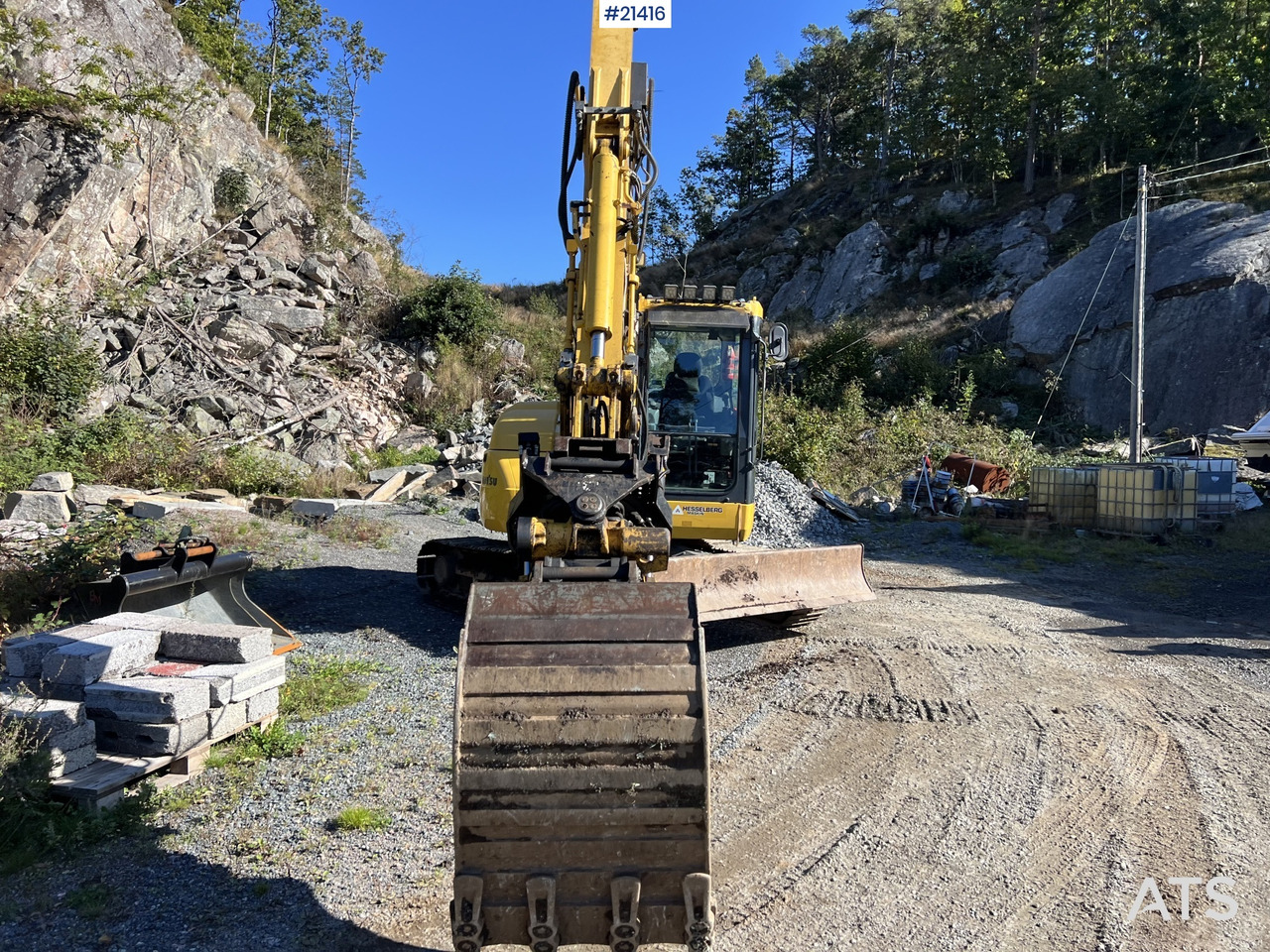 Komatsu PC78us Gravemaskin m/ Rototilt, pusseskuffe, smalskuffe og graveskuffe - Ekskavator perayap: gambar 5 Komatsu PC78us Gravemaskin m/ Rototilt, pusseskuffe, smalskuffe og graveskuffe - Ekskavator perayap: gambar 5