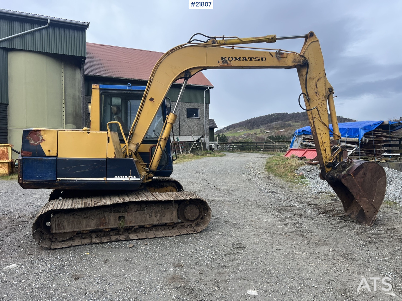 Komatsu pc60-5 gravemaskin m/ renskeskuffe,soldeskuffe og smalskuffe - Ekskavator: gambar 3 Komatsu pc60-5 gravemaskin m/ renskeskuffe,soldeskuffe og smalskuffe - Ekskavator: gambar 3