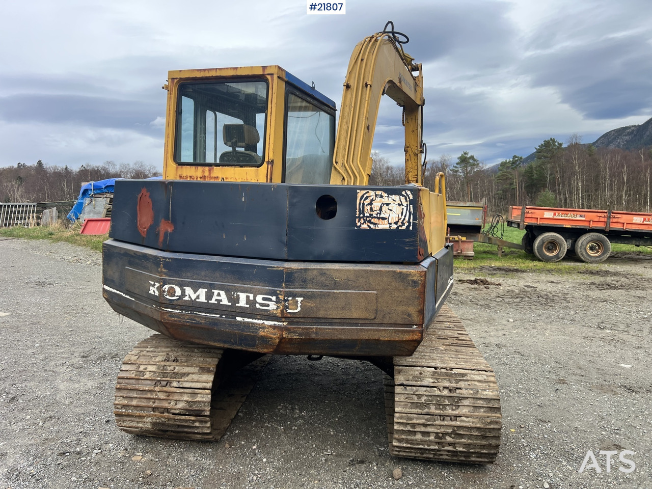 Komatsu pc60-5 gravemaskin m/ renskeskuffe,soldeskuffe og smalskuffe - Ekskavator: gambar 5 Komatsu pc60-5 gravemaskin m/ renskeskuffe,soldeskuffe og smalskuffe - Ekskavator: gambar 5