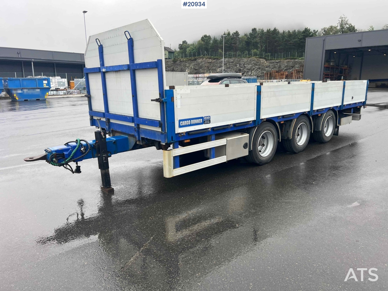 Konar 3 akslet plankjerre - Trailer flatbed: gambar 1 Konar 3 akslet plankjerre - Trailer flatbed: gambar 1