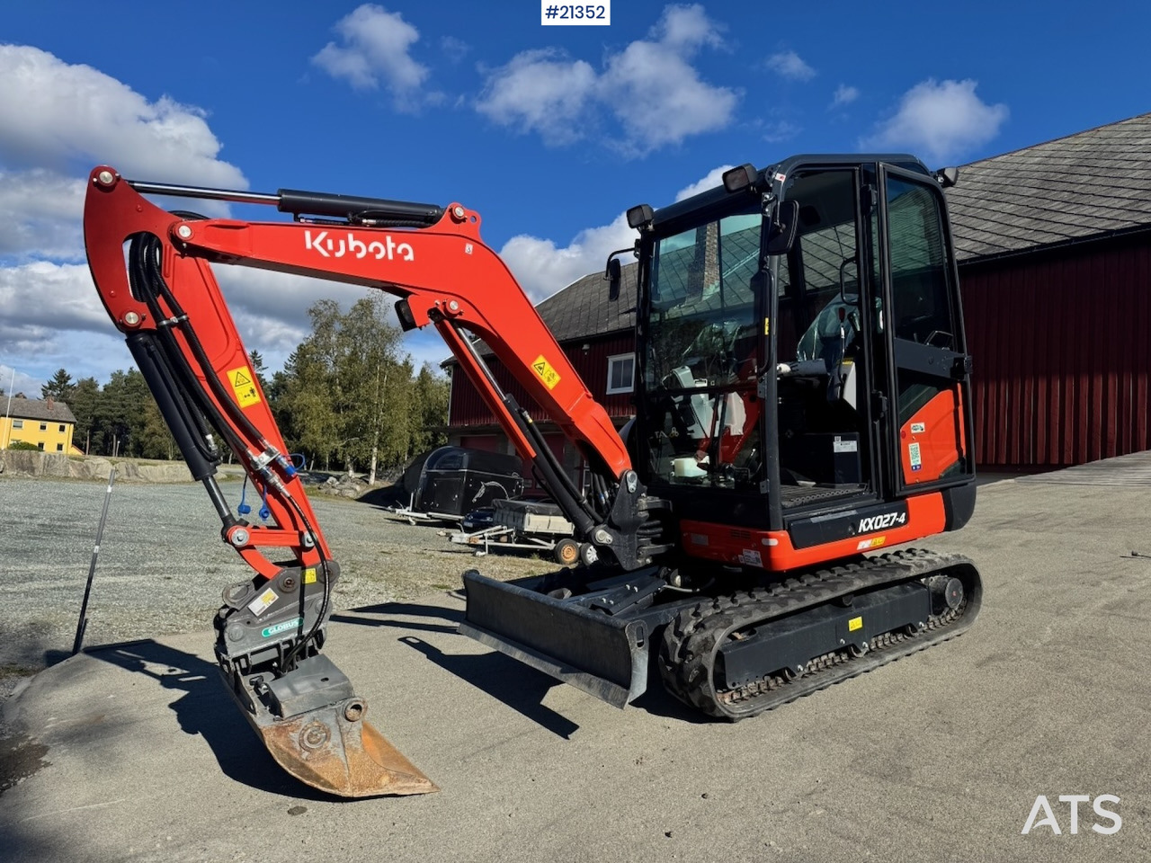 Kubota KX027-4 - Ekskavator mini: gambar 2 Kubota KX027-4 - Ekskavator mini: gambar 2