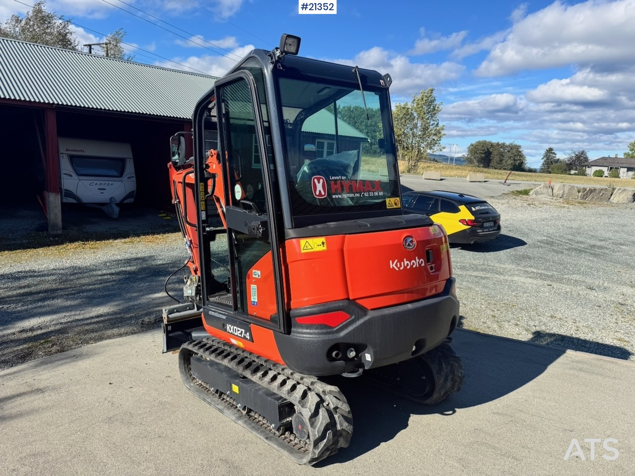 Kubota KX027-4 - Ekskavator mini: gambar 3 Kubota KX027-4 - Ekskavator mini: gambar 3
