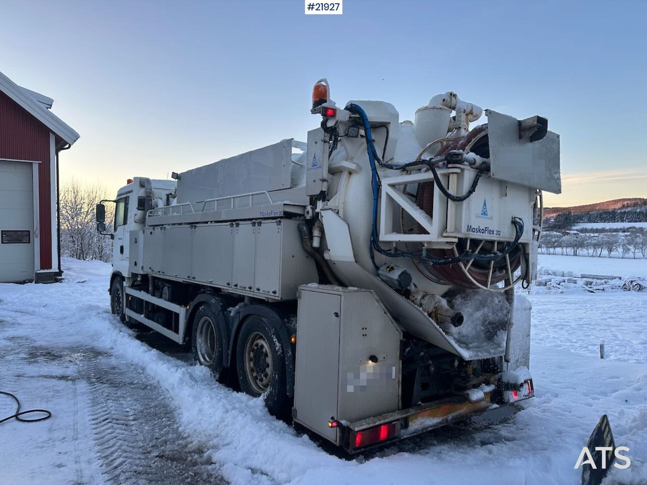 MAN TGA 26.430 6x2 sug-/spylebil m/ Maskoflex påbygg. SE VIDEO. - Truk vakum: gambar 4 MAN TGA 26.430 6x2 sug-/spylebil m/ Maskoflex påbygg. SE VIDEO. - Truk vakum: gambar 4