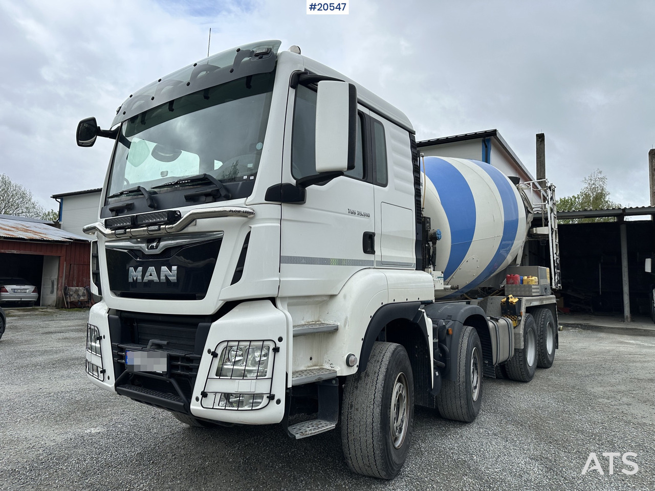 MAN TGS 35.510 8x4 betongbil med 9 meter hydr. renne (gullavtale) - Truk pengaduk beton: gambar 2 MAN TGS 35.510 8x4 betongbil med 9 meter hydr. renne (gullavtale) - Truk pengaduk beton: gambar 2
