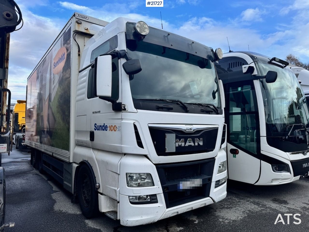 MAN TGX 26.440 Skapbil m/ Full sideåpning. Rep objekt. - Truk box: gambar 1 MAN TGX 26.440 Skapbil m/ Full sideåpning. Rep objekt. - Truk box: gambar 1