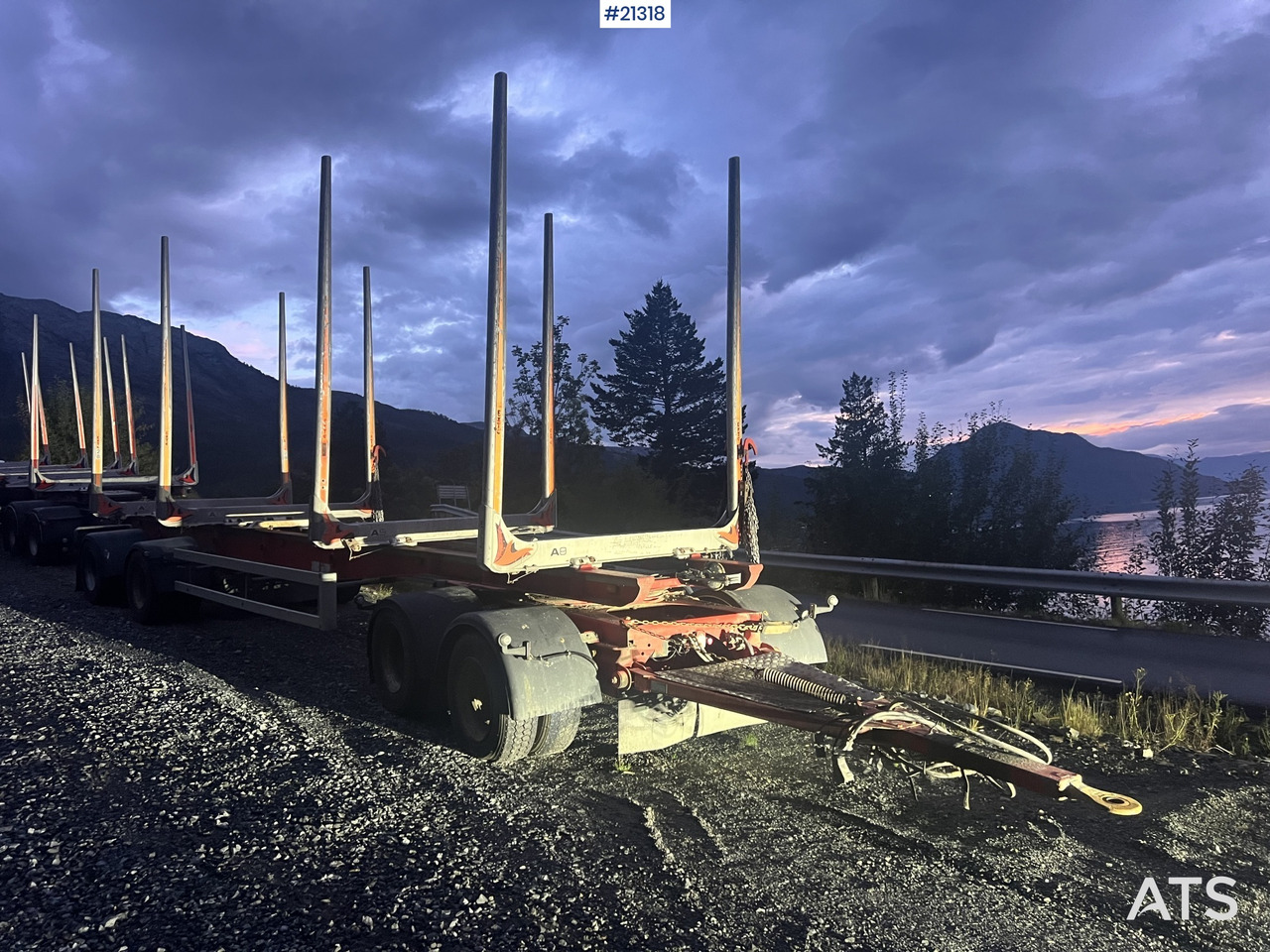 MVB10 MVB10-FLS4 4 akslet Tømmerhenger - Trailer pengangkut kayu: gambar 1 MVB10 MVB10-FLS4 4 akslet Tømmerhenger - Trailer pengangkut kayu: gambar 1