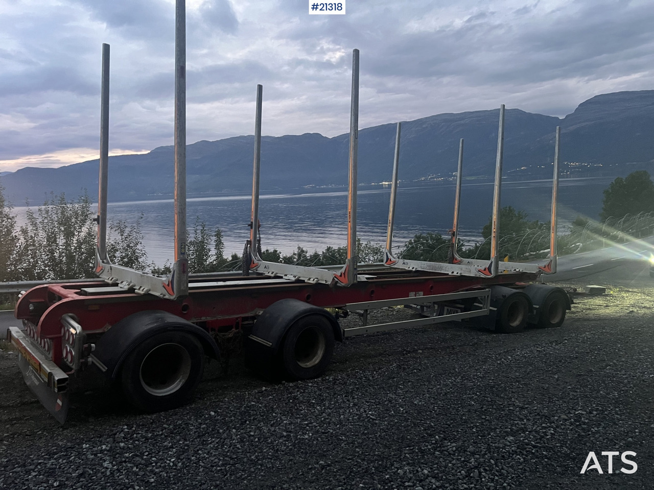 MVB10 MVB10-FLS4 4 akslet Tømmerhenger - Trailer pengangkut kayu: gambar 3 MVB10 MVB10-FLS4 4 akslet Tømmerhenger - Trailer pengangkut kayu: gambar 3