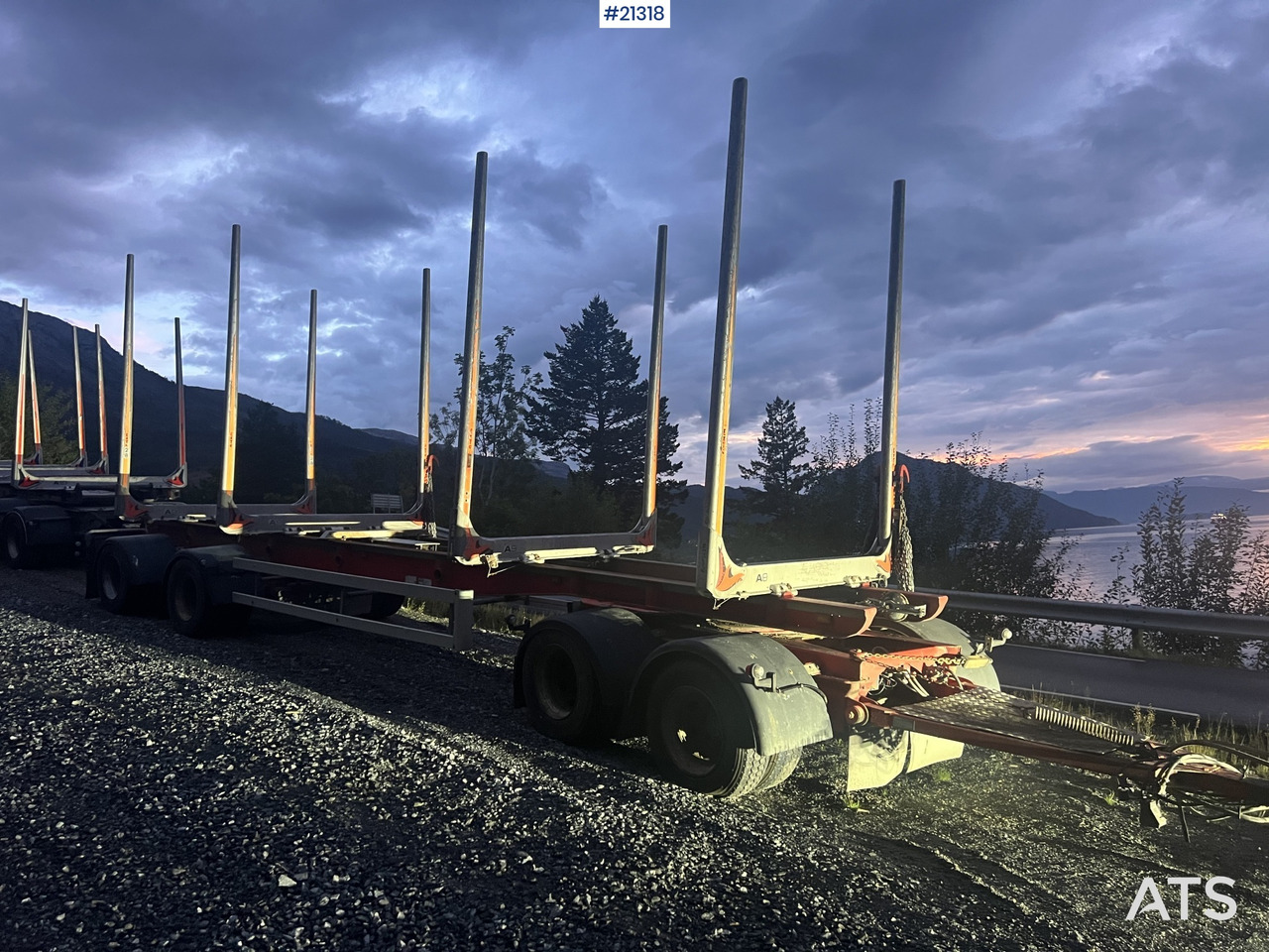 MVB10 MVB10-FLS4 4 akslet Tømmerhenger - Trailer pengangkut kayu: gambar 2 MVB10 MVB10-FLS4 4 akslet Tømmerhenger - Trailer pengangkut kayu: gambar 2