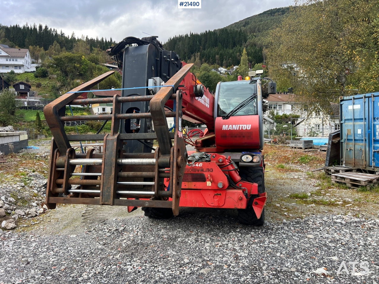 Manitou MRT2540 m/ radiostyring, mannskapskorg, 2 sett pallegafler, jibb med vinsj (1.5 tonn) - Telehandler: gambar 2 Manitou MRT2540 m/ radiostyring, mannskapskorg, 2 sett pallegafler, jibb med vinsj (1.5 tonn) - Telehandler: gambar 2
