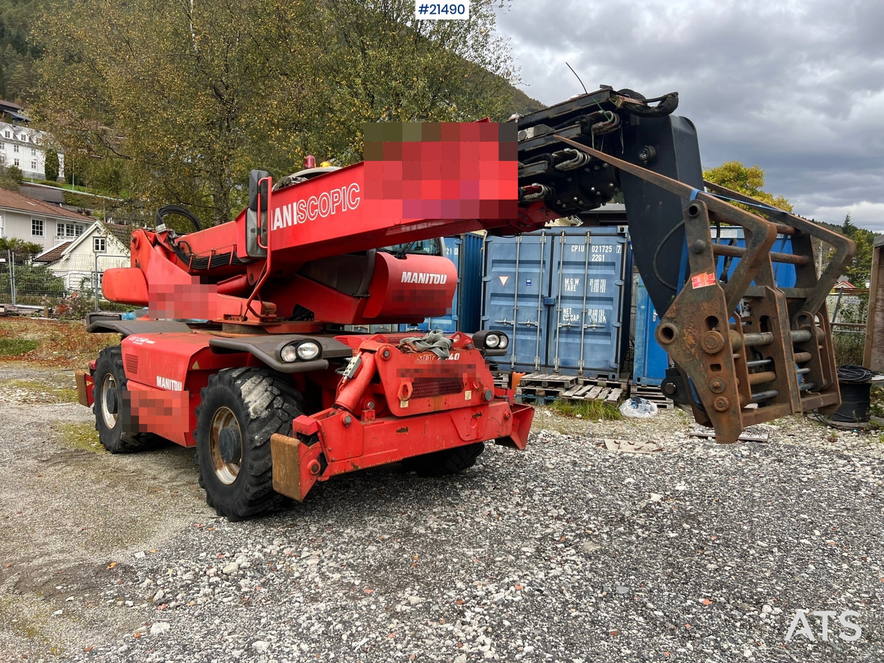 Manitou MRT2540 m/ radiostyring, mannskapskorg, 2 sett pallegafler, jibb med vinsj (1.5 tonn) - Telehandler: gambar 5 Manitou MRT2540 m/ radiostyring, mannskapskorg, 2 sett pallegafler, jibb med vinsj (1.5 tonn) - Telehandler: gambar 5