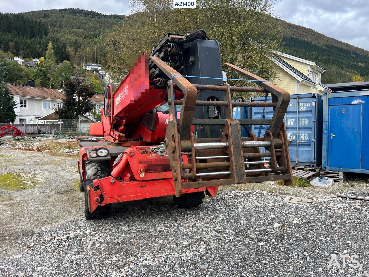 Manitou MRT2540 m/ radiostyring, mannskapskorg, 2 sett pallegafler, jibb med vinsj (1.5 tonn) - Telehandler: gambar 4 Manitou MRT2540 m/ radiostyring, mannskapskorg, 2 sett pallegafler, jibb med vinsj (1.5 tonn) - Telehandler: gambar 4