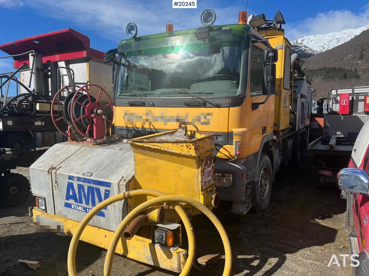 Mercedes Actros 2641 6x4 M/ 2008 AMV 7450 Betong sprøyterigg påbygg - Truk pompa beton: gambar 4 Mercedes Actros 2641 6x4 M/ 2008 AMV 7450 Betong sprøyterigg påbygg - Truk pompa beton: gambar 4