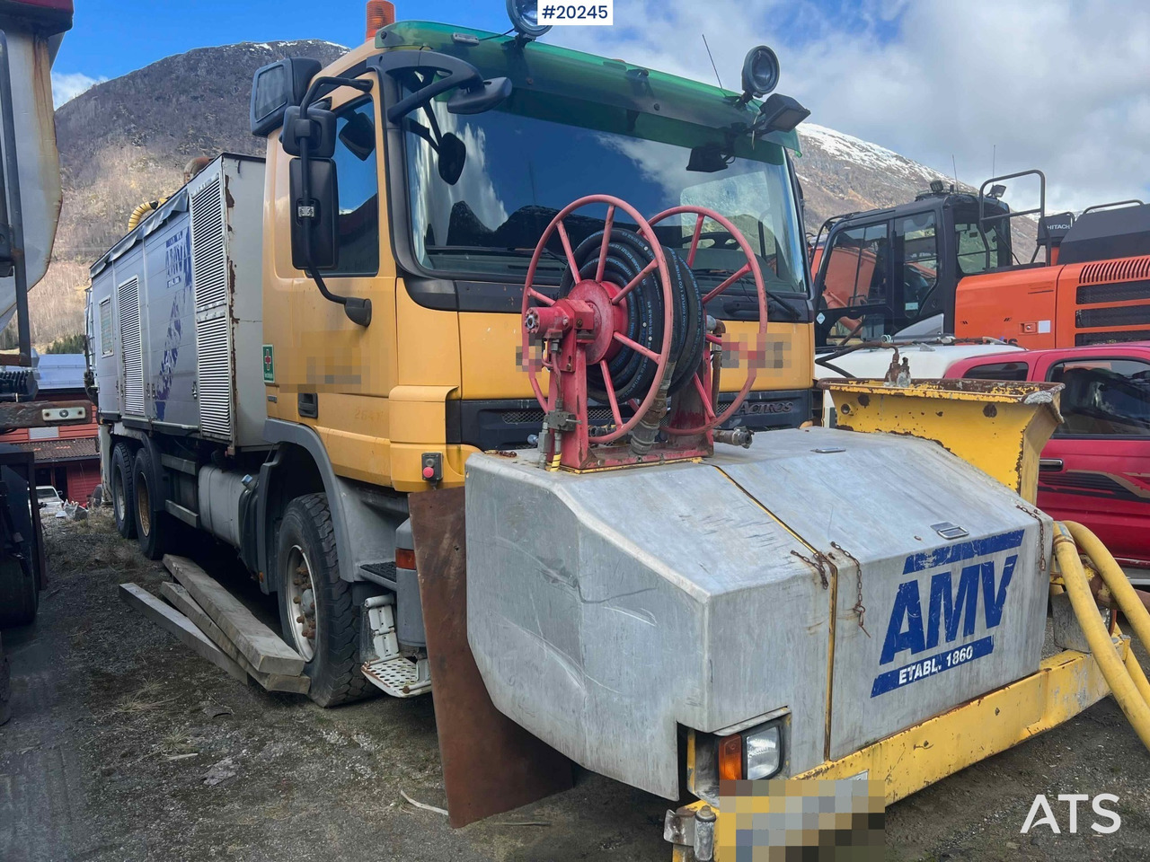Mercedes Actros 2641 6x4 M/ 2008 AMV 7450 Betong sprøyterigg påbygg - Truk pompa beton: gambar 1 Mercedes Actros 2641 6x4 M/ 2008 AMV 7450 Betong sprøyterigg påbygg - Truk pompa beton: gambar 1