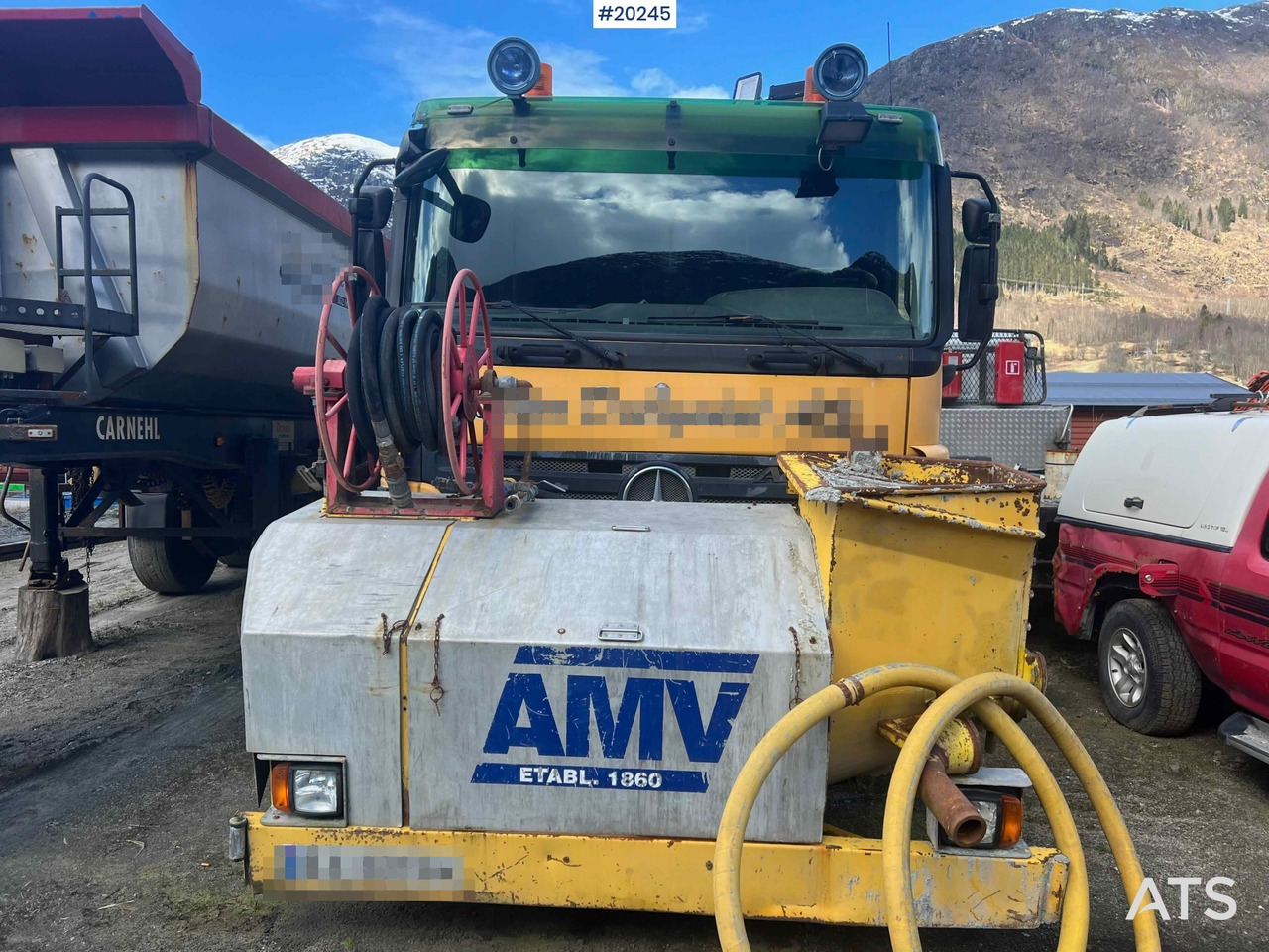 Mercedes Actros 2641 6x4 M/ 2008 AMV 7450 Betong sprøyterigg påbygg - Truk pompa beton: gambar 2 Mercedes Actros 2641 6x4 M/ 2008 AMV 7450 Betong sprøyterigg påbygg - Truk pompa beton: gambar 2