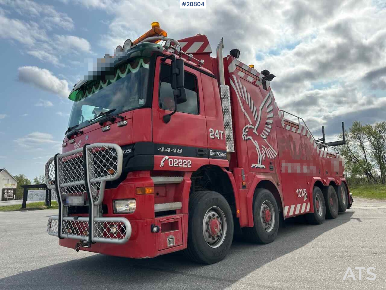 Mercedes Actros 4448 - Mobil derek: gambar 1 Mercedes Actros 4448 - Mobil derek: gambar 1