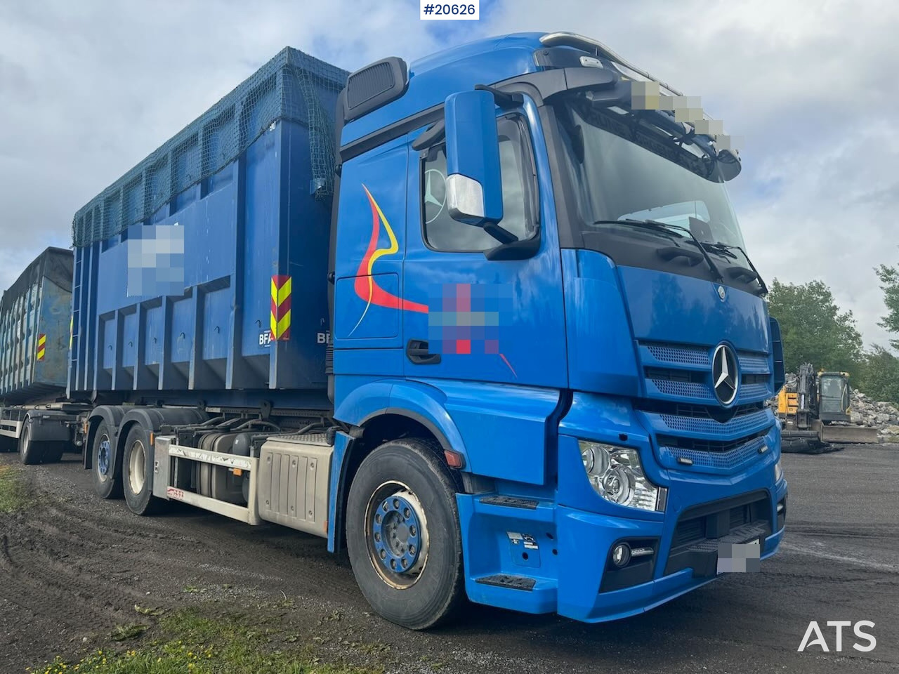 Mercedes Actros - Hook lift: gambar 1 Mercedes Actros - Hook lift: gambar 1