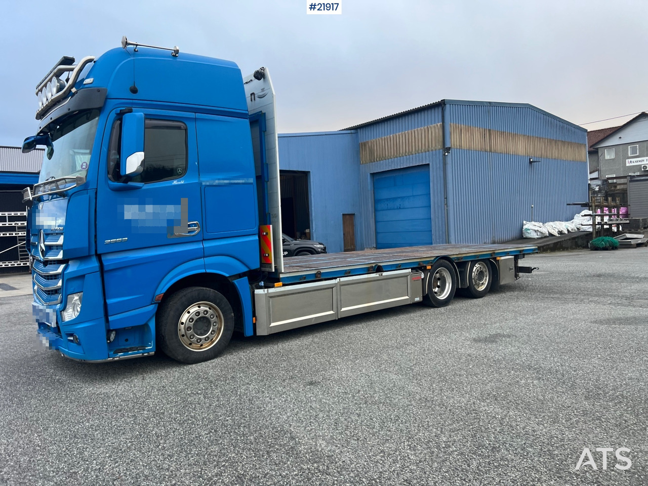 Mercedes-Benz Actros 6x2 planbil m/ 2012 konar 2 akslet plankjerre - Truk flatbed: gambar 1 Mercedes-Benz Actros 6x2 planbil m/ 2012 konar 2 akslet plankjerre - Truk flatbed: gambar 1