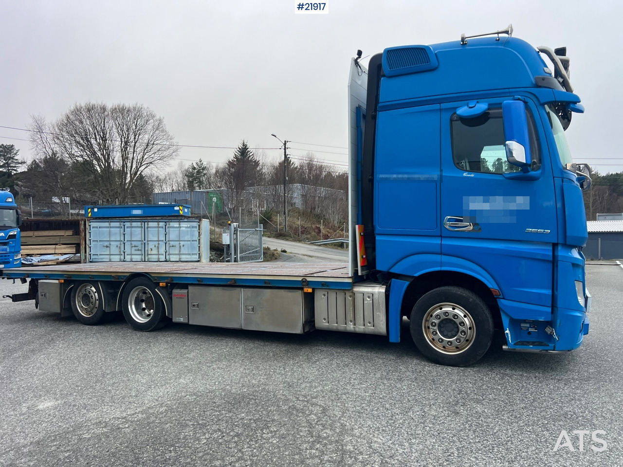 Mercedes-Benz Actros 6x2 planbil m/ 2012 konar 2 akslet plankjerre - Truk flatbed: gambar 5 Mercedes-Benz Actros 6x2 planbil m/ 2012 konar 2 akslet plankjerre - Truk flatbed: gambar 5
