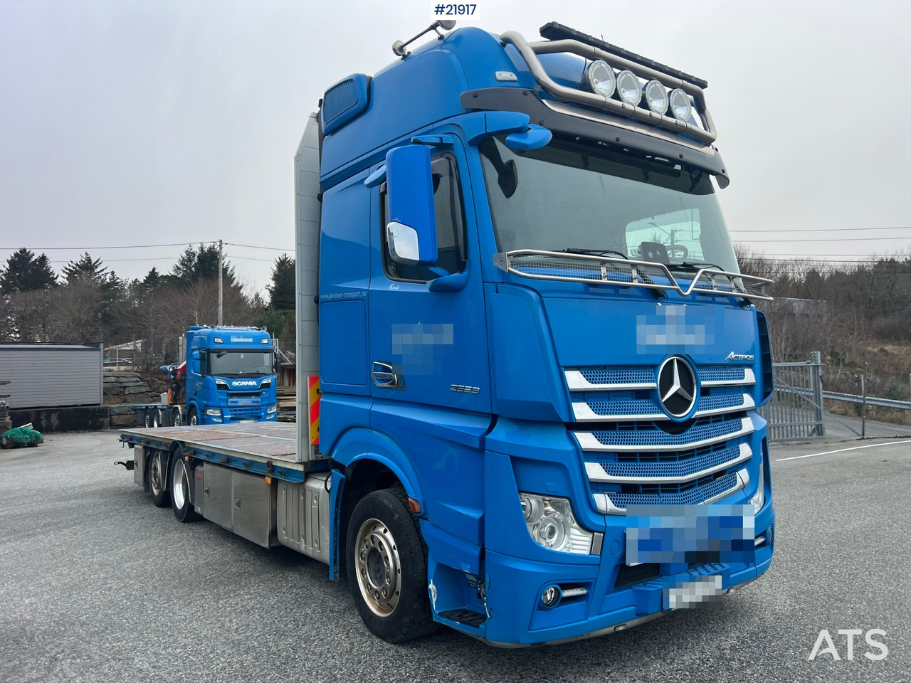 Mercedes-Benz Actros 6x2 planbil m/ 2012 konar 2 akslet plankjerre - Truk flatbed: gambar 4 Mercedes-Benz Actros 6x2 planbil m/ 2012 konar 2 akslet plankjerre - Truk flatbed: gambar 4
