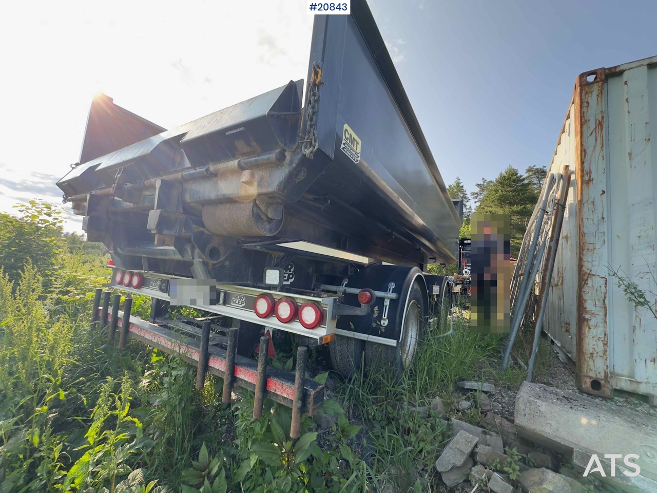 Trailer lewati NOR SLEP 2 akslet krokhenger med tipp: gambar 14