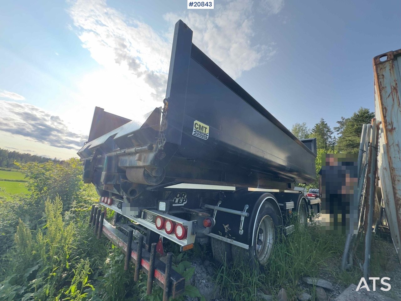 Trailer lewati NOR SLEP 2 akslet krokhenger med tipp: gambar 16