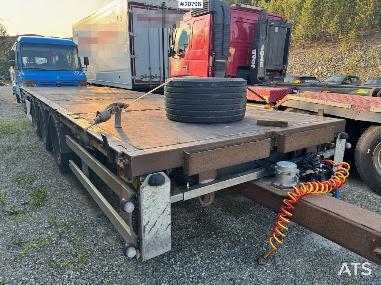 Narko plankjerre - Trailer flatbed: gambar 1 Narko plankjerre - Trailer flatbed: gambar 1
