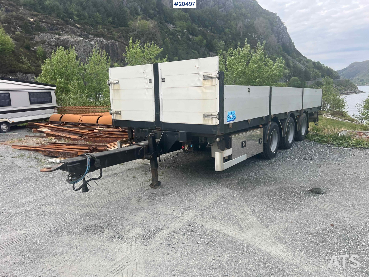 Nor-Slep 3 Akslet - Trailer flatbed: gambar 2 Nor-Slep 3 Akslet - Trailer flatbed: gambar 2