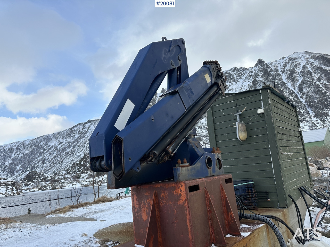 Palfinger PK 14080 C kran m/ hydraulikk pumpe - Derek pemuat: gambar 4 Palfinger PK 14080 C kran m/ hydraulikk pumpe - Derek pemuat: gambar 4