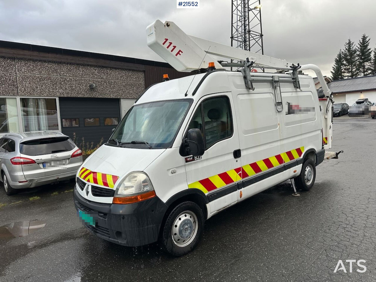 Renault Master liftbil m/ France Elevateur løftekurv. SE VIDEO - Platform udara yang dipasang di truk, Van panel: gambar 2 Renault Master liftbil m/ France Elevateur løftekurv. SE VIDEO - Platform udara yang dipasang di truk, Van panel: gambar 2