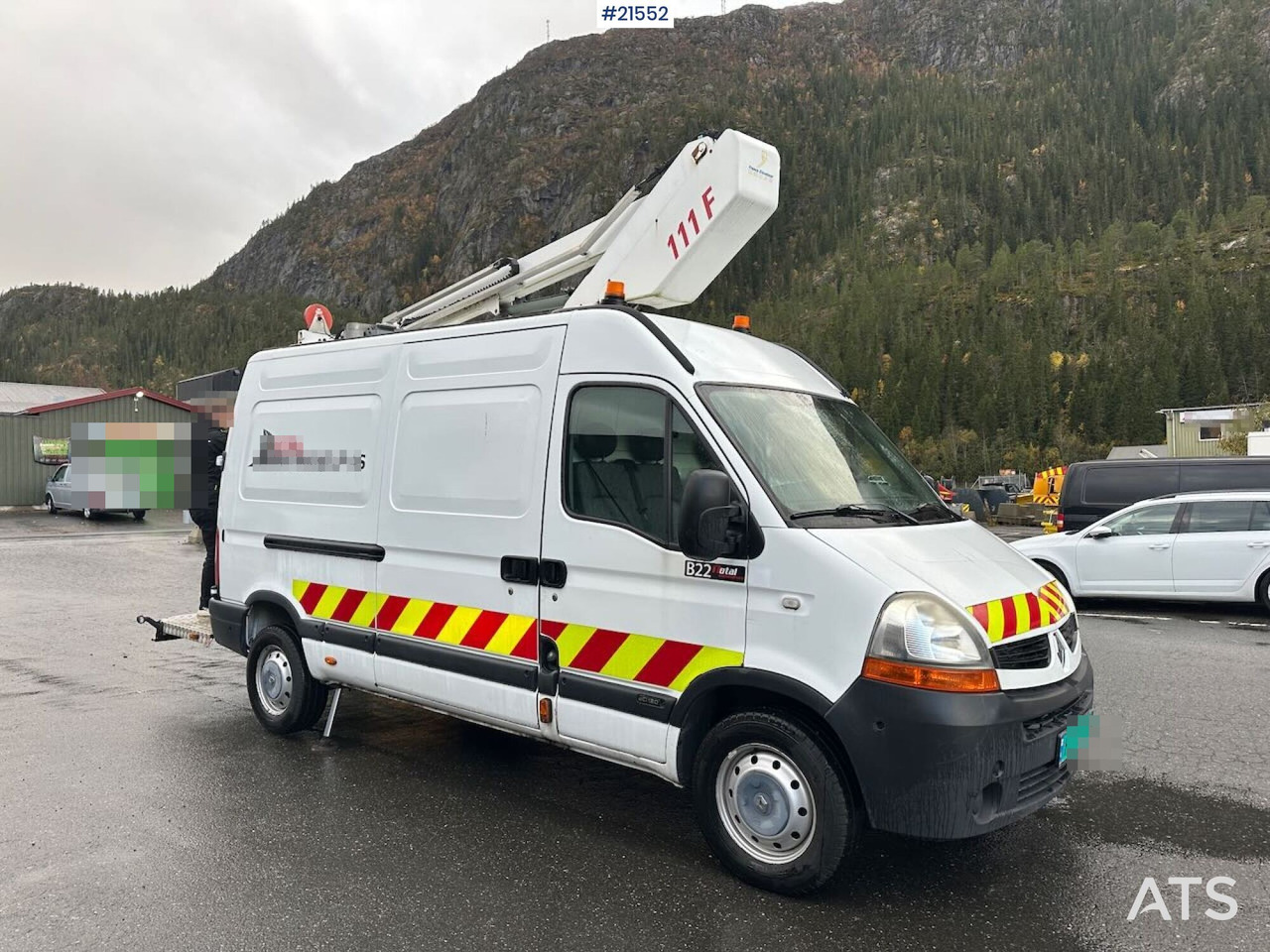Renault Master liftbil m/ France Elevateur løftekurv. SE VIDEO - Platform udara yang dipasang di truk, Van panel: gambar 4 Renault Master liftbil m/ France Elevateur løftekurv. SE VIDEO - Platform udara yang dipasang di truk, Van panel: gambar 4