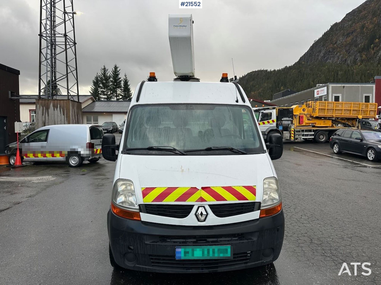 Renault Master liftbil m/ France Elevateur løftekurv. SE VIDEO - Platform udara yang dipasang di truk, Van panel: gambar 3 Renault Master liftbil m/ France Elevateur løftekurv. SE VIDEO - Platform udara yang dipasang di truk, Van panel: gambar 3