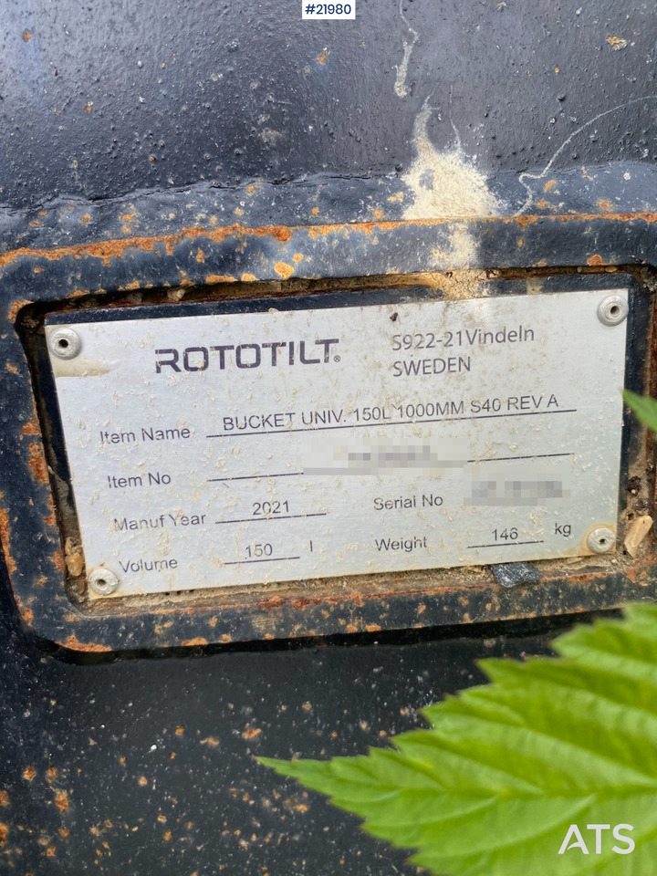 Rototilt S40 feste - Ember: gambar 4 Rototilt S40 feste - Ember: gambar 4