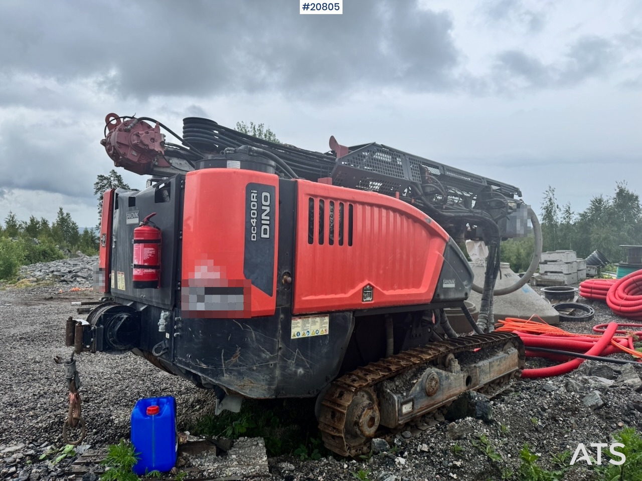 Sandvik Dino DC400RI - Anjungan pengeboran: gambar 5 Sandvik Dino DC400RI - Anjungan pengeboran: gambar 5