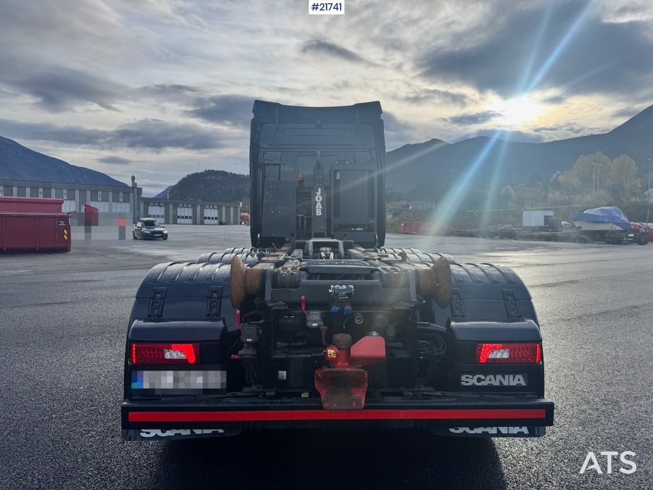 Scania 2018 Scania R580 Tridem Krokbil m/ Kranhydraulikk. Nylakkert! - Hook lift: gambar 5 Scania 2018 Scania R580 Tridem Krokbil m/ Kranhydraulikk. Nylakkert! - Hook lift: gambar 5