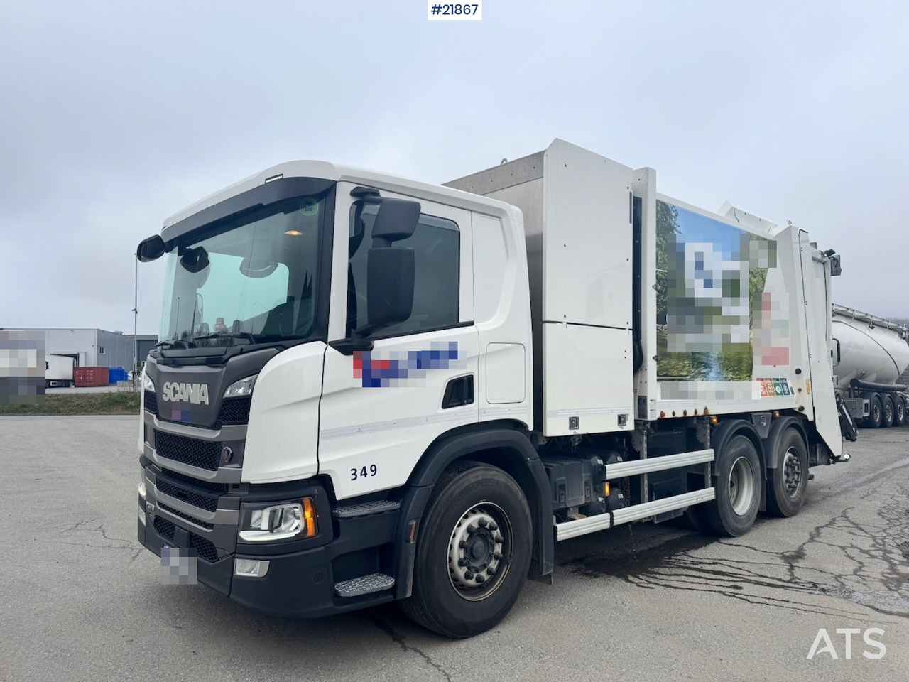 Scania P370 Renovasjonsbil m/ Vaskeanlegg. SE VIDEO - Truk sampah: gambar 2 Scania P370 Renovasjonsbil m/ Vaskeanlegg. SE VIDEO - Truk sampah: gambar 2