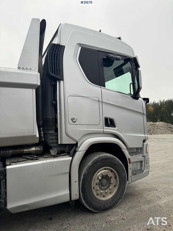 Truk jungkit Scania R580 6x4 Brøyterigget Tippbil: gambar 25