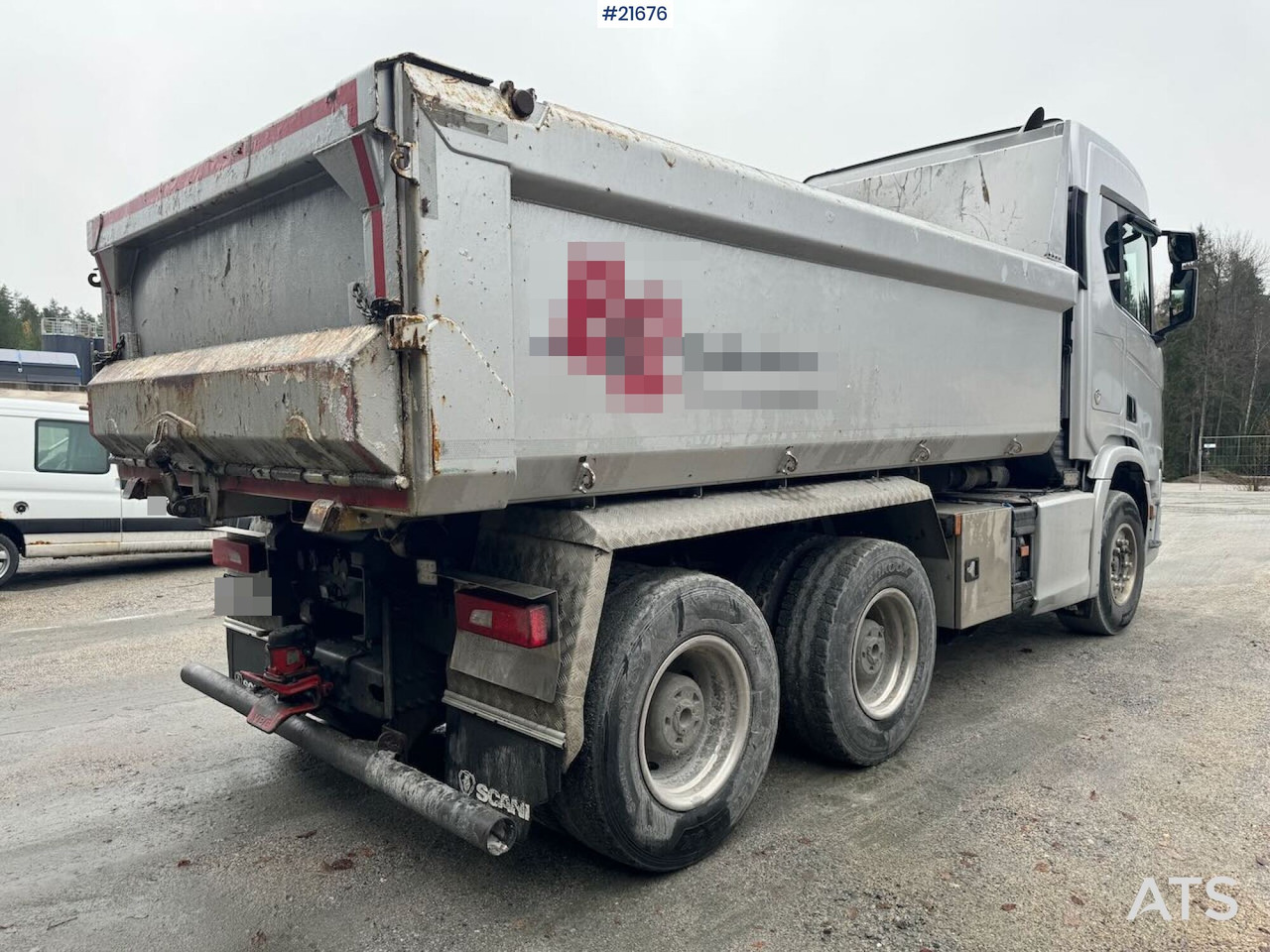 Truk jungkit Scania R580 6x4 Brøyterigget Tippbil: gambar 7