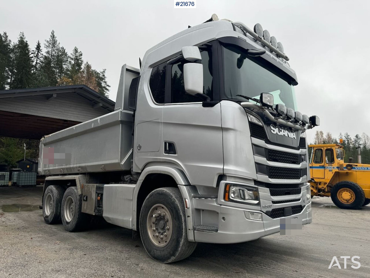 Truk jungkit Scania R580 6x4 Brøyterigget Tippbil: gambar 11