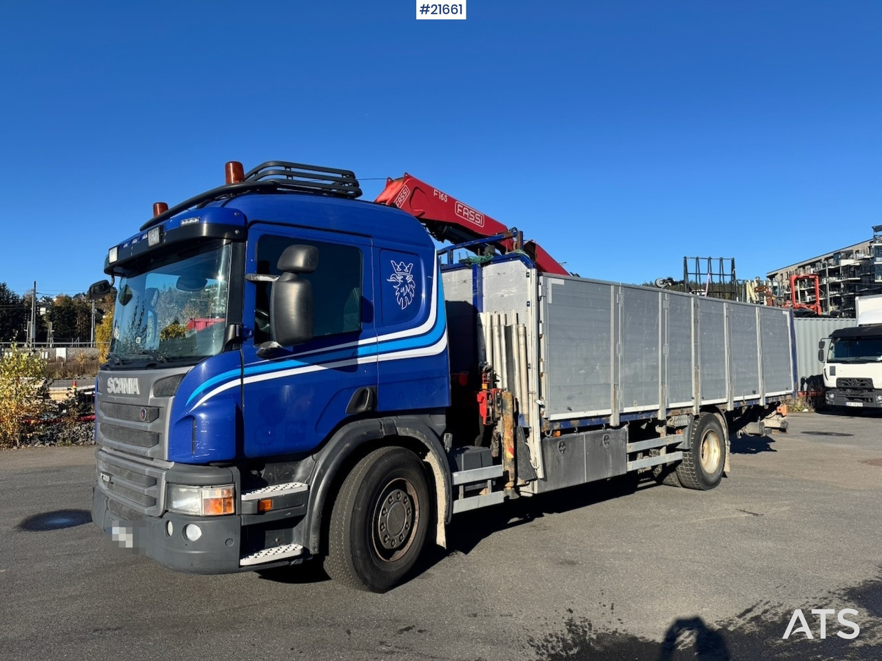 Scania Scania P320 4x2 Kranbil m/ 16,5 t/m Fassi kran og Løftelem. - Truk derek: gambar 3 Scania Scania P320 4x2 Kranbil m/ 16,5 t/m Fassi kran og Løftelem. - Truk derek: gambar 3