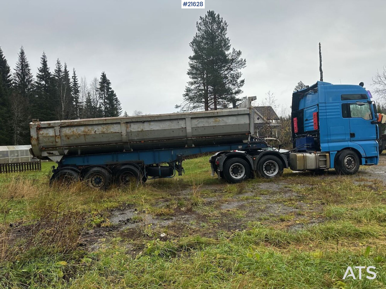 MAN TGA 28.530 6x2 trekkvogn m/ 1987 L.A.G Bree 3 akslet tippsemi SE VIDEO - Tractor head: gambar 2 MAN TGA 28.530 6x2 trekkvogn m/ 1987 L.A.G Bree 3 akslet tippsemi SE VIDEO - Tractor head: gambar 2