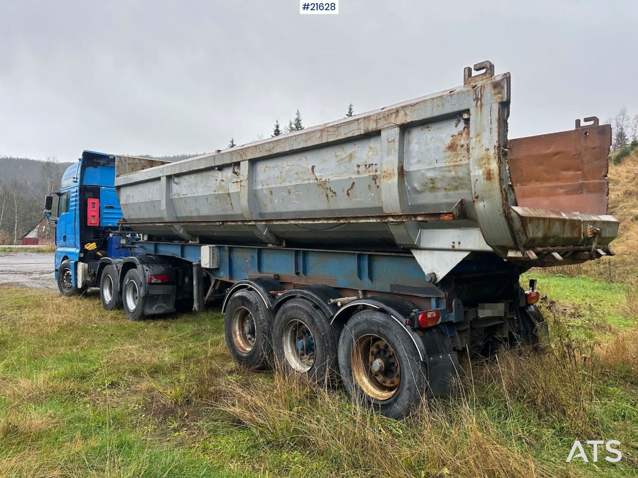 MAN TGA 28.530 6x2 trekkvogn m/ 1987 L.A.G Bree 3 akslet tippsemi SE VIDEO - Tractor head: gambar 5 MAN TGA 28.530 6x2 trekkvogn m/ 1987 L.A.G Bree 3 akslet tippsemi SE VIDEO - Tractor head: gambar 5