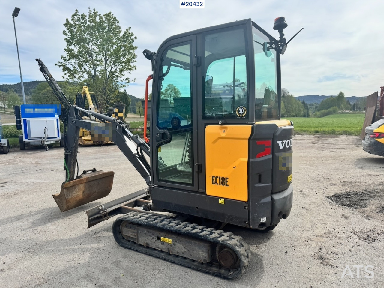 Volvo EC18E - Ekskavator: gambar 3 Volvo EC18E - Ekskavator: gambar 3