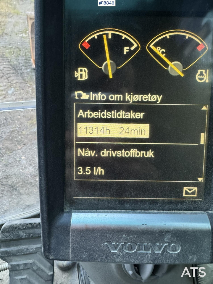 Ekskavator perayap Volvo EC210CL: gambar 23
