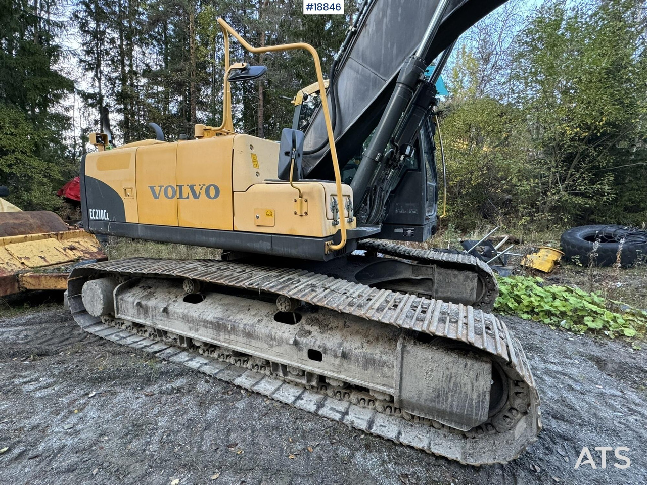 Ekskavator perayap Volvo EC210CL: gambar 43