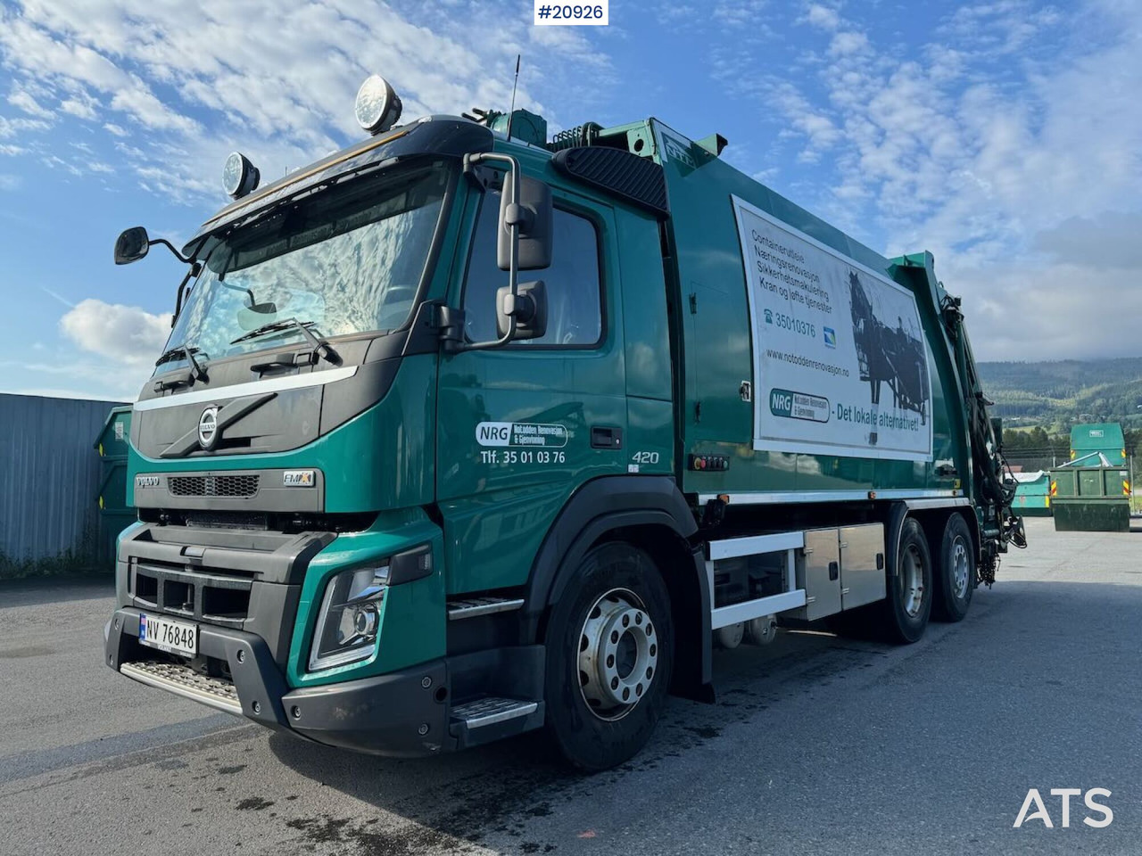 Volvo FMX 420 - Truk sampah: gambar 1 Volvo FMX 420 - Truk sampah: gambar 1