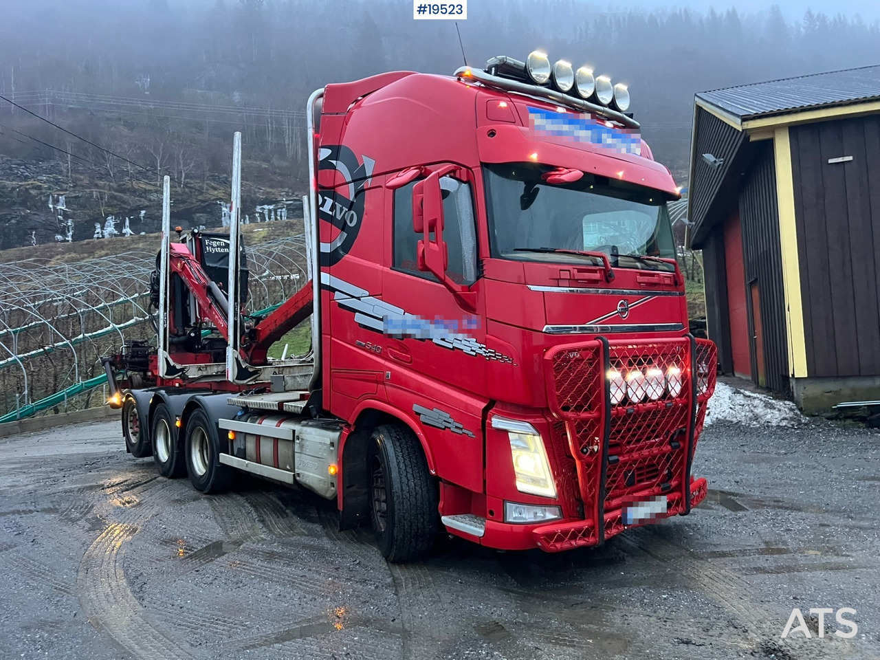 Volvo Fh540 8x4 Tømmerbil m/ 2016 M110L80 Palfinger krane og tømmerklype - Truk logging: gambar 5 Volvo Fh540 8x4 Tømmerbil m/ 2016 M110L80 Palfinger krane og tømmerklype - Truk logging: gambar 5