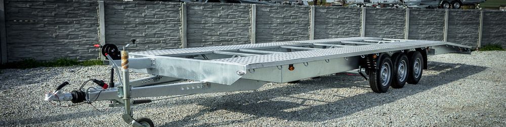 Niewiadów fabrycznie nowa LAWETA Indiana, bardzo solidna! 8,00m! - Trailer autotransporter: gambar 2 Niewiadów fabrycznie nowa LAWETA Indiana, bardzo solidna! 8,00m! - Trailer autotransporter: gambar 2
