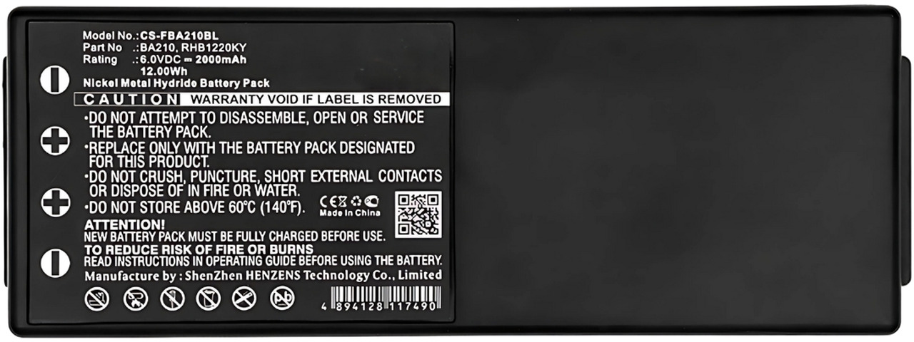 Compatible battery HBC BA210, RHB1220KY - Baterai untuk Derek pemuat: gambar 3 Compatible battery HBC BA210, RHB1220KY - Baterai untuk Derek pemuat: gambar 3