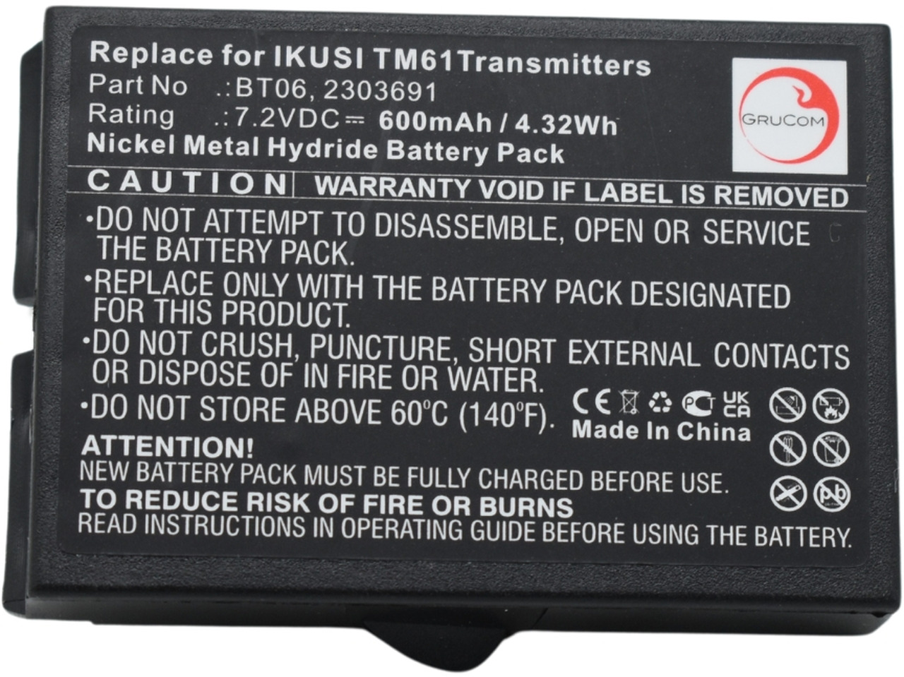 Compatible battery Ikusi 2303691, BT06 - Baterai untuk Derek pemuat: gambar 5 Compatible battery Ikusi 2303691, BT06 - Baterai untuk Derek pemuat: gambar 5