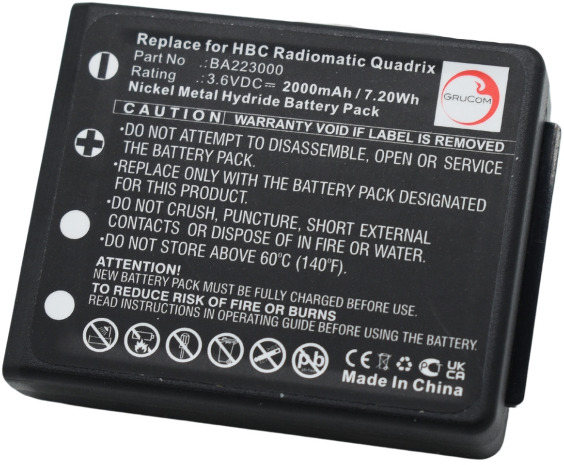 Baterai untuk Derek pemuat baru HBC compatible battery BA223000, BA223030, FUB6: gambar 6